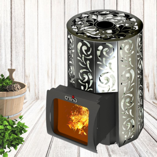 Банная печь Grill'D Violet Short Window Max