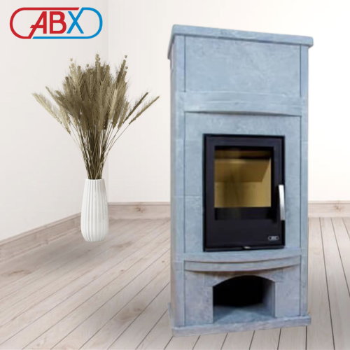 Печь камин ABX Rondo с топкой York KI в тальке