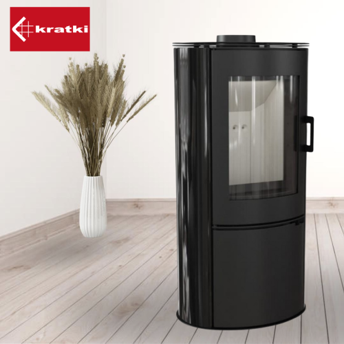 Печь-камин Kratki Koza/AB/S/Kafel/Czarny 