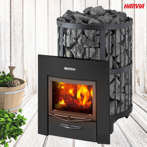 Дровяная печь Harvia Legend 240 DUO Black 