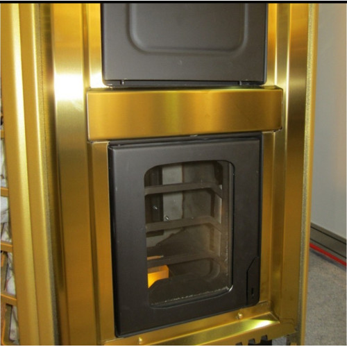 Банная печь Ермак 30 Сетка Люкс Gold (нержавейка)