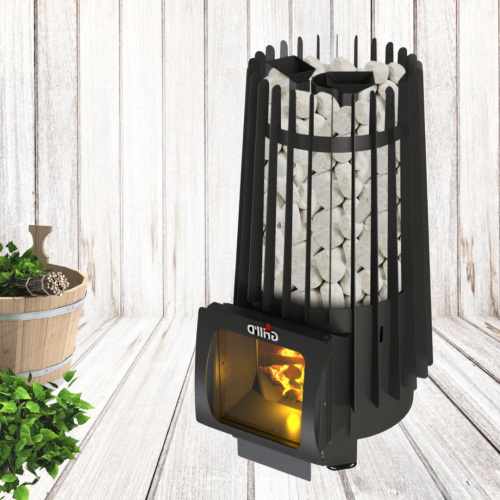 Банная печь Grill'D Cometa Vega 180 window 