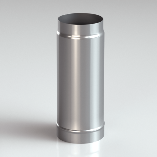 Труба одностенная AISI 430 0.5 метра 150 мм 0.5 мм