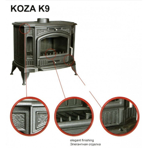 Печь камин Kratki Koza K9